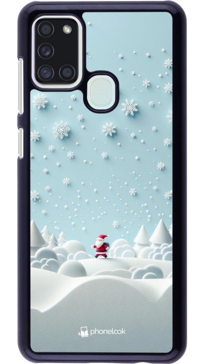 Coque Samsung Galaxy A21s - Noël 2023 Petit Père Flocon