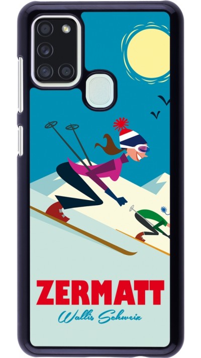 Coque Samsung Galaxy A21s - Zermatt Ski Downhill