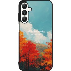 Coque Samsung Galaxy A25 - Silicone rigide noir Autumn 25 Fall in love