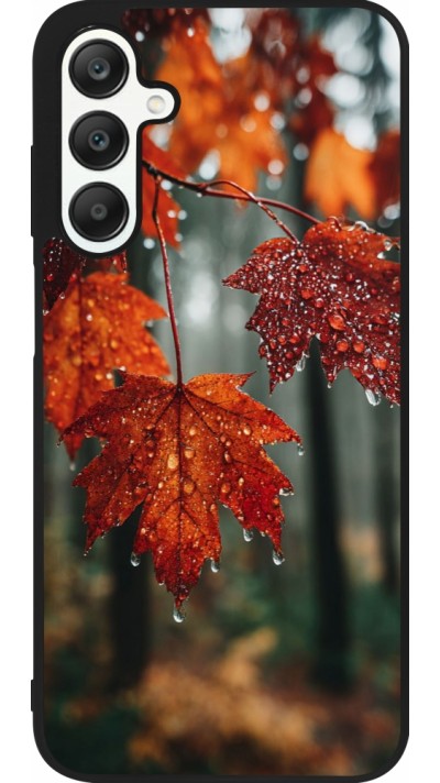Coque Samsung Galaxy A25 - Silicone rigide noir Autumn 25 Rain