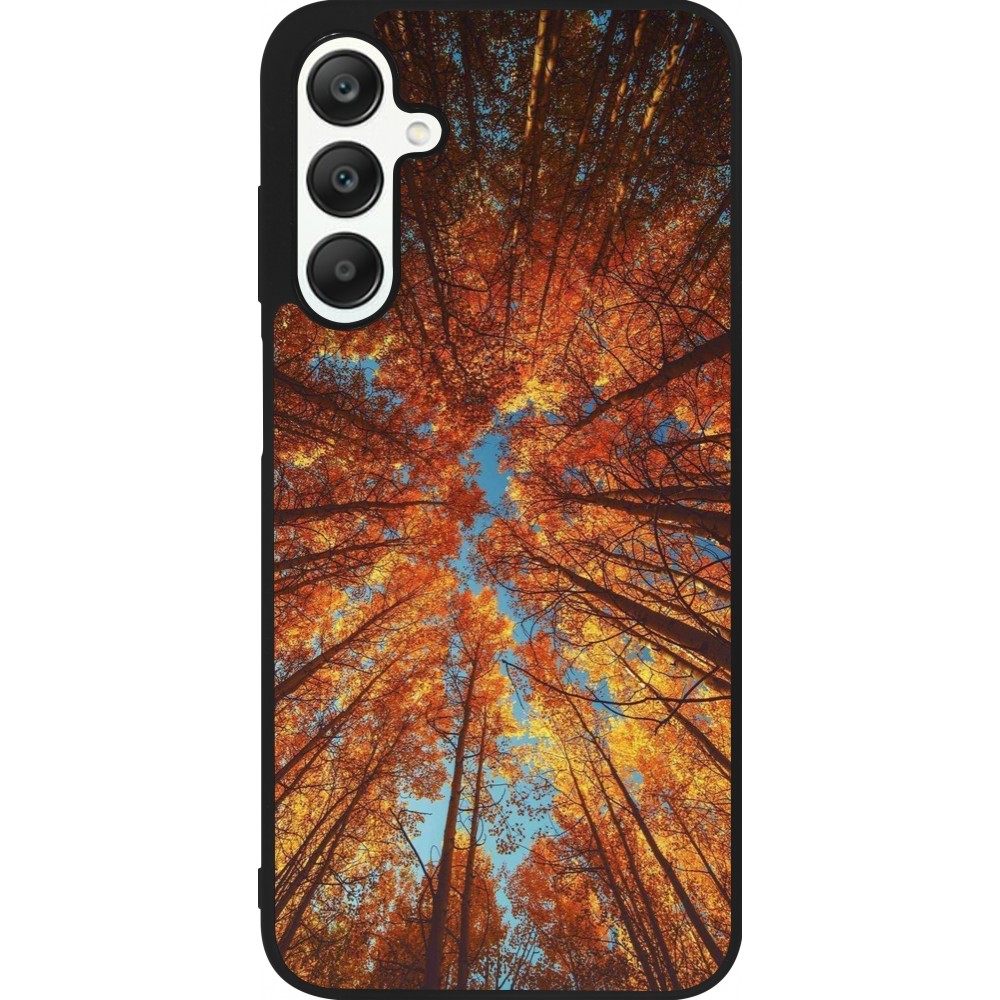 Coque Samsung Galaxy A25 - Silicone rigide noir Autumn 25 Trees