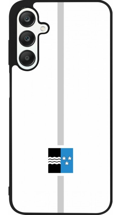Samsung Galaxy A25 Case Hülle - Silikon schwarz Kanton AG weiss