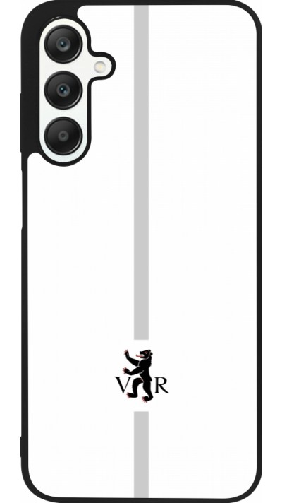Samsung Galaxy A25 Case Hülle - Silikon schwarz Kanton AR weiss