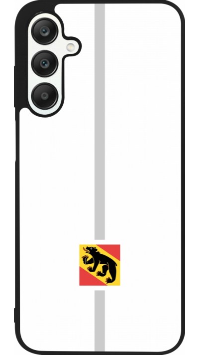 Coque Samsung Galaxy A25 - Silicone rigide noir Canton BE blanc