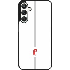 Coque Samsung Galaxy A25 - Silicone rigide noir Canton BL blanc