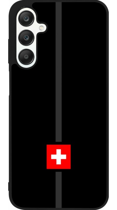 Coque Samsung Galaxy A25 - Silicone rigide noir Canton CH noir