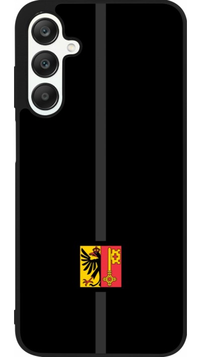 Coque Samsung Galaxy A25 - Silicone rigide noir Canton GE noir