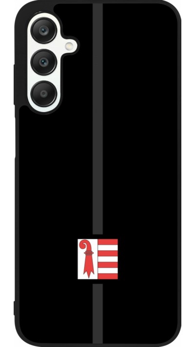 Coque Samsung Galaxy A25 - Silicone rigide noir Canton JU noir