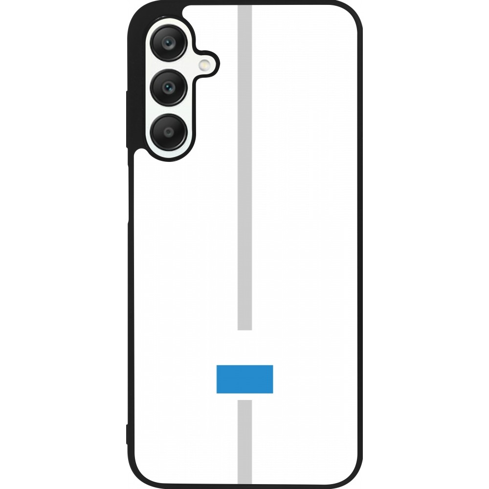 Samsung Galaxy A25 Case Hülle - Silikon schwarz Kanton LU weiss