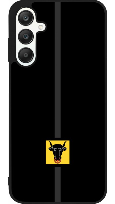 Coque Samsung Galaxy A25 - Silicone rigide noir Canton UR noir