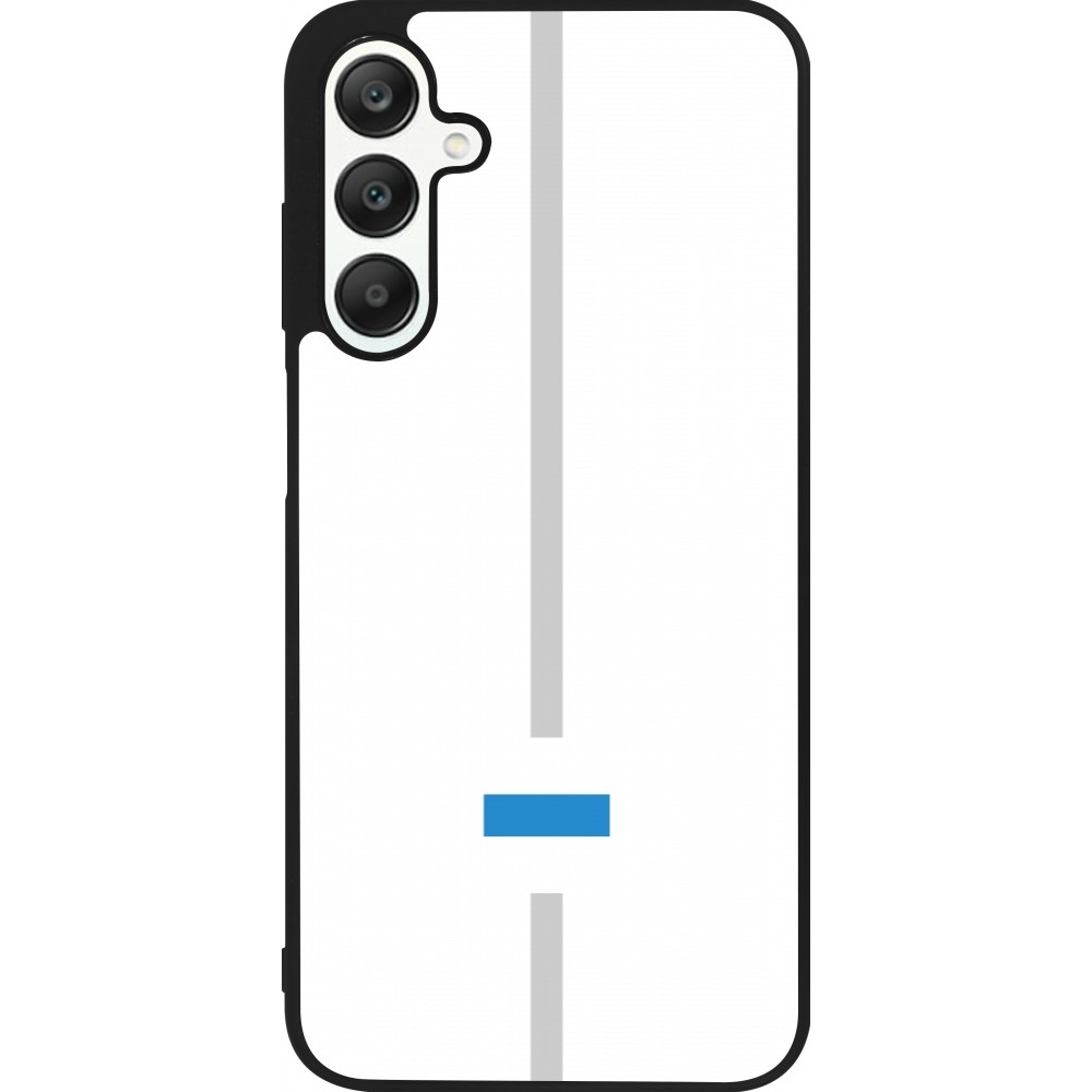Samsung Galaxy A25 Case Hülle - Silikon schwarz Kanton ZG weiss