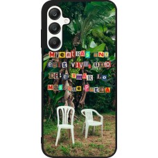 Coque Samsung Galaxy A25 - Silicone rigide noir Chairs DTMF