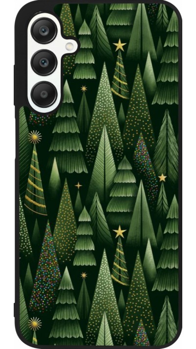 Coque Samsung Galaxy A25 - Silicone rigide noir Christmas 25 Pattern Xmas Tree