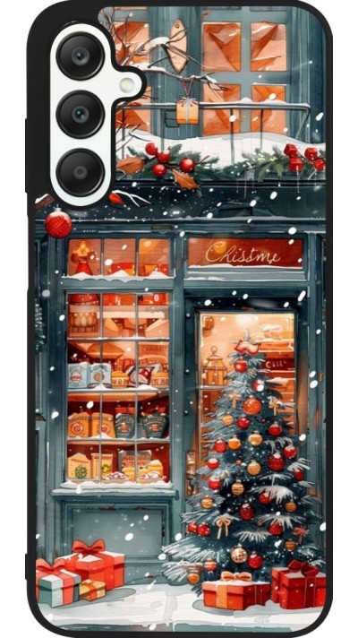 Coque Samsung Galaxy A25 - Silicone rigide noir Christmas 25 Xmas Shop