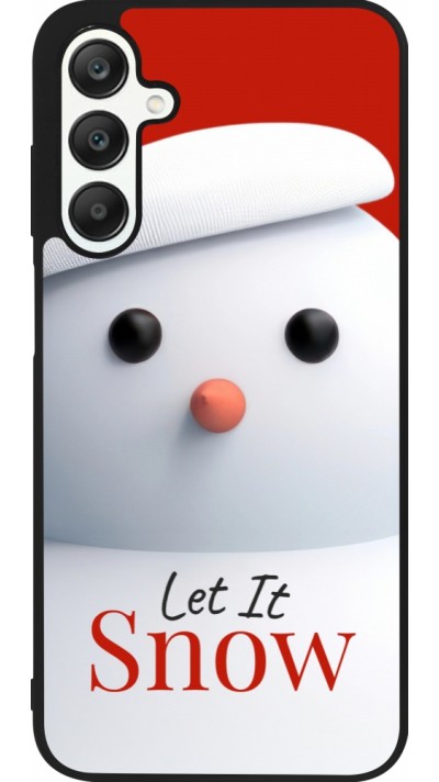Coque Samsung Galaxy A25 - Silicone rigide noir Christmas 25 Xmas Snowman
