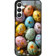 Coque Samsung Galaxy A25 - Silicone rigide noir Easter 2026 Eggs with bees