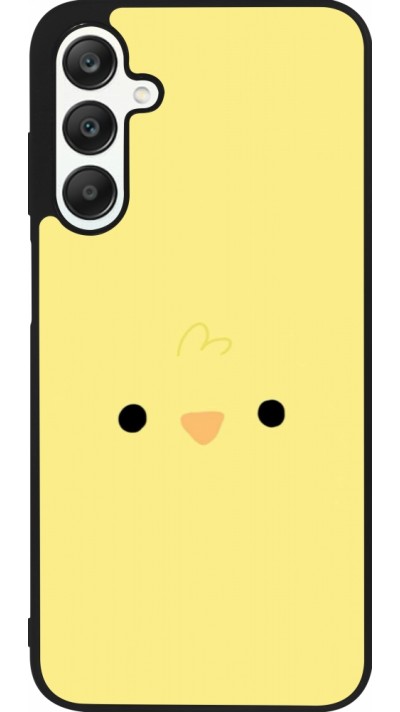 Coque Samsung Galaxy A25 - Silicone rigide noir Easter 2026 Little chicken