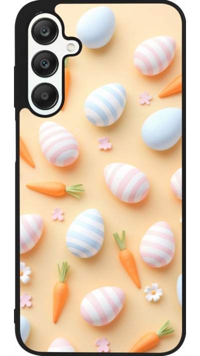 Coque Samsung Galaxy A25 - Silicone rigide noir Easter 2026 Pattern Easter