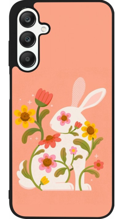 Coque Samsung Galaxy A25 - Silicone rigide noir Easter 2026 Rabbit collage