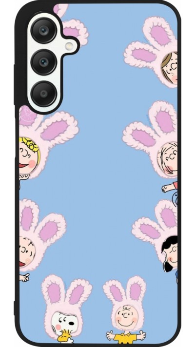 Coque Samsung Galaxy A25 - Silicone rigide noir Easter 2026 Snoopy