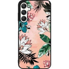Coque Samsung Galaxy A25 - Silicone rigide noir Flowers Artprint