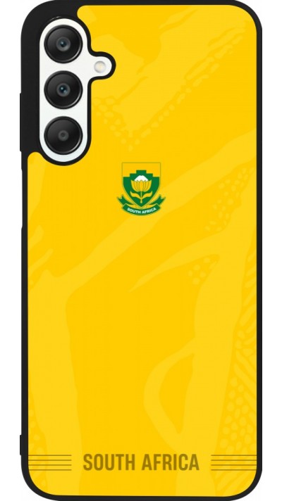Coque Samsung Galaxy A25 - Silicone rigide noir Maillot de football Afrique du Sud 2026 personnalisable