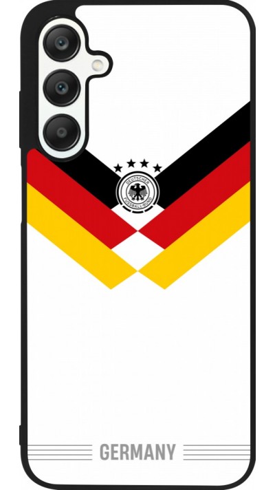 Coque Samsung Galaxy A25 - Silicone rigide noir Maillot de football Allemagne 2026 personnalisable