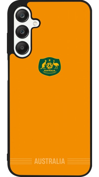 Coque Samsung Galaxy A25 - Silicone rigide noir Maillot de football Australie 2026 personnalisable