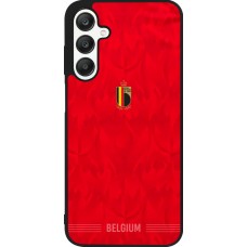 Coque Samsung Galaxy A25 - Silicone rigide noir Maillot de football Belgique 2026 personnalisable