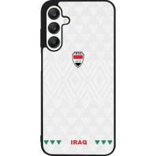 Coque Samsung Galaxy A25 - Silicone rigide noir Maillot de football Irak 2026 personnalisable