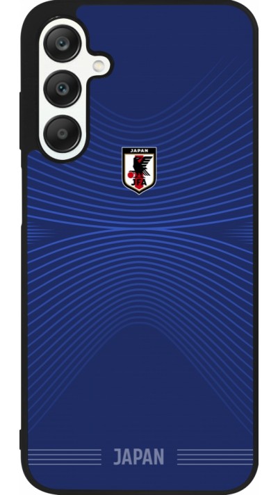 Coque Samsung Galaxy A25 - Silicone rigide noir Maillot de football Japon 2026 personnalisable