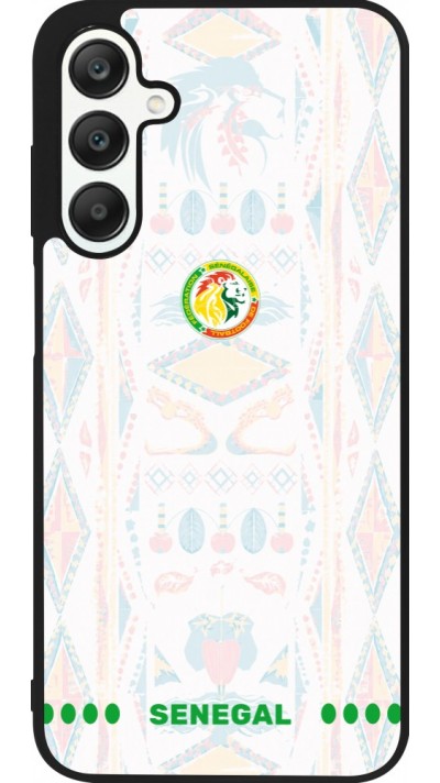 Coque Samsung Galaxy A25 - Silicone rigide noir Maillot de football Sénégal 2026 personnalisable
