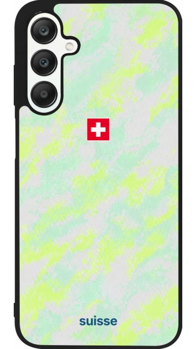 Coque Samsung Galaxy A25 - Silicone rigide noir Maillot de football Suisse Away 2026 personnalisable