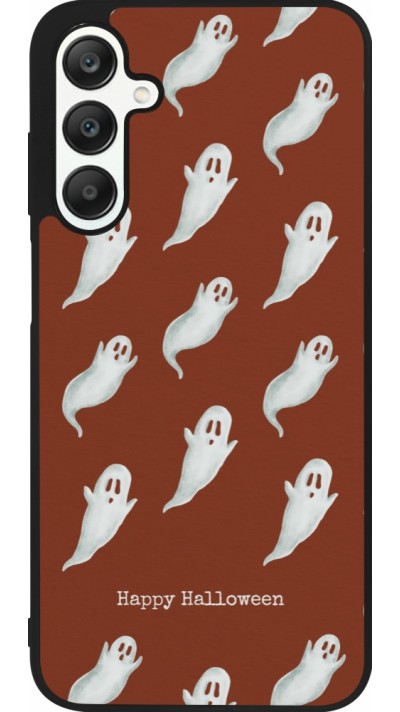 Coque Samsung Galaxy A25 - Silicone rigide noir Halloween 2025 Pattern of ghosts