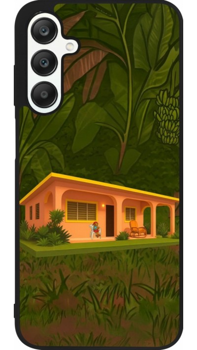 Coque Samsung Galaxy A25 - Silicone rigide noir Benitos house DTMF