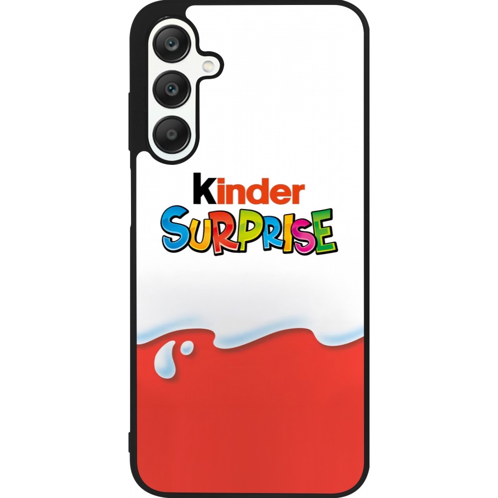 Coque Samsung Galaxy A25 - Silicone rigide noir Kinder Surprise
