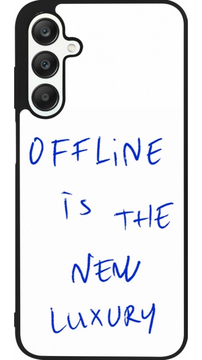 Coque Samsung Galaxy A25 - Silicone rigide noir Offline is the new luxury