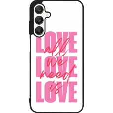 Coque Samsung Galaxy A25 - Silicone rigide noir Saint Valentines Day 26 Love all we need is