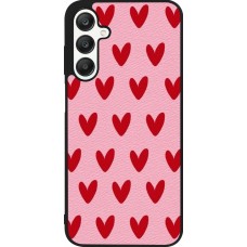Coque Samsung Galaxy A25 - Silicone rigide noir Saint Valentines Day 26 Pattern heart