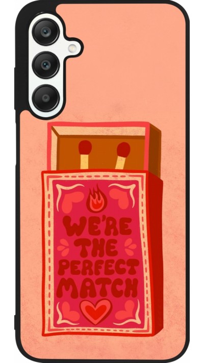 Coque Samsung Galaxy A25 - Silicone rigide noir Saint Valentines Day 26 Perfect Match