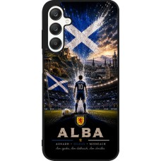 Coque Samsung Galaxy A25 - Silicone rigide noir Football Écosse splash 2026