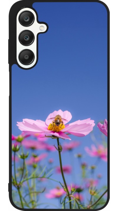 Coque Samsung Galaxy A25 - Silicone rigide noir Bee on a flower 2026