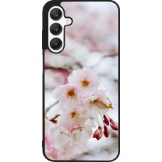 Coque Samsung Galaxy A25 - Silicone rigide noir Cherry tree Spring 2026