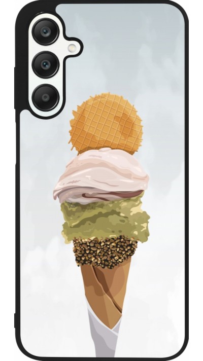 Coque Samsung Galaxy A25 - Silicone rigide noir Summer 2025 Cornet