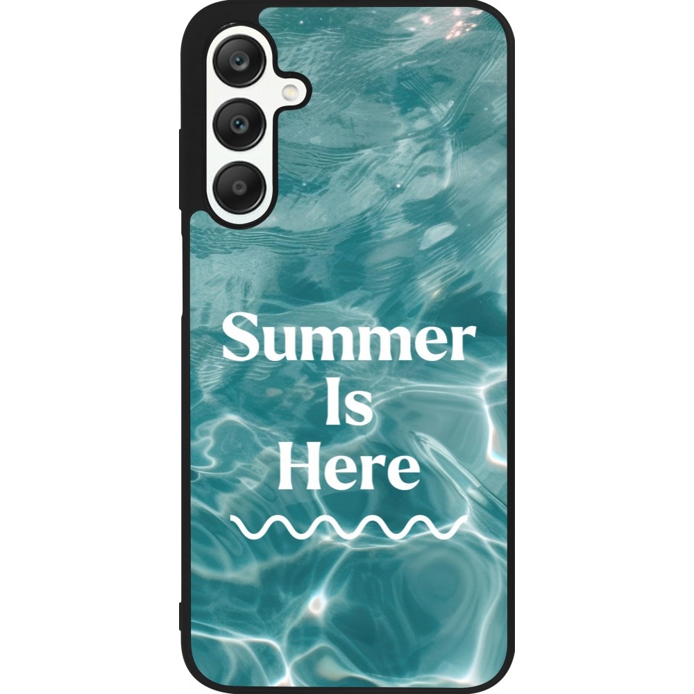 Coque Samsung Galaxy A25 - Silicone rigide noir Summer 2025 Summer is here