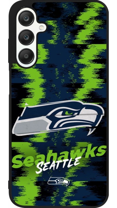 Coque Samsung Galaxy A25 - Silicone rigide noir Super Bowl 26 Seattle 2