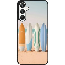 Coque Samsung Galaxy A25 - Silicone rigide noir Summer surfboard 2025
