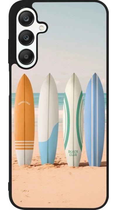Coque Samsung Galaxy A25 - Silicone rigide noir Summer surfboard 2025