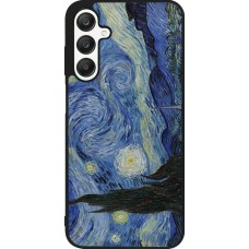 Coque Samsung Galaxy A25 - Silicone rigide noir Tableau art - La Nuit étoilée - Van Gogh