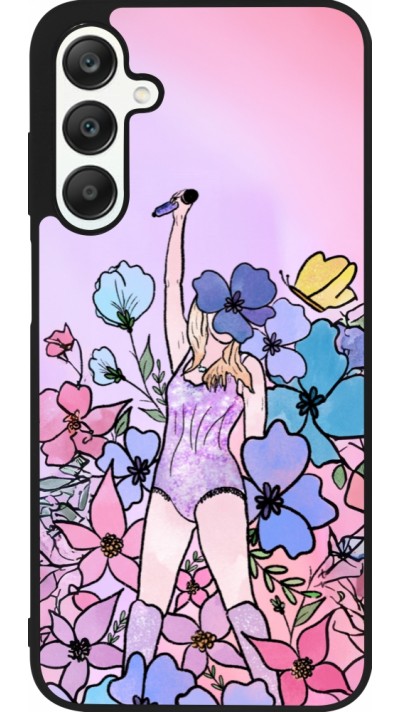Samsung Galaxy A25 Case Hülle - Silikon schwarz Taylor Swift Sketch - Pink